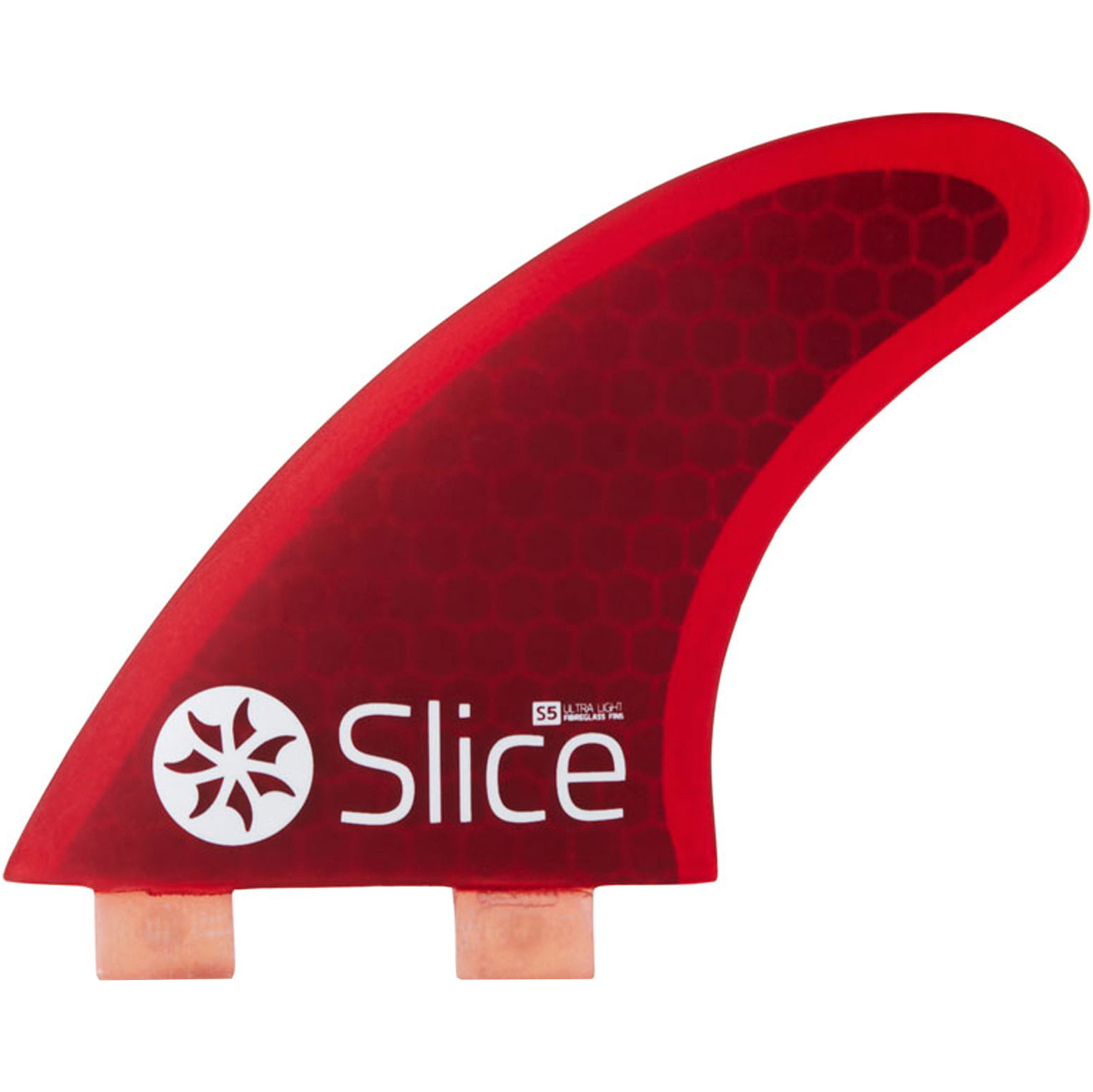 2026 Northcore Slice Pinne Per Tavole Da Surf Ultraleggere Con Nucleo Esagonale S3 FCS Compatibili SLI-01 - Red